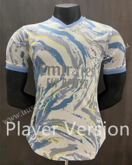 Player version 2022-23 special edition Real Madri Blue&White Thailand Soccer Jersey AAA-6032