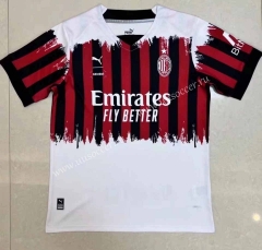 2022-23 AC Milan 2nd Away White&Red Thailand Soccer Jersey AAA-XY