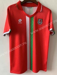 96-98 Retro Version Wales Home Red Thailand Soccer Jersey AAA-9171