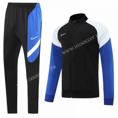 2022-23  Nike Blue&Black Soccer Jacket Uniform -LH