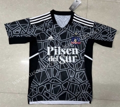 2022-23 CD Colo-Colo goalkeeper Black Thailand Soccer Jersey AAA-6032