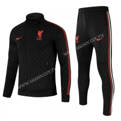 (s-3xl)2021-2022 Liverpool Black Thailand Soccer Jacket Uniform -GDP