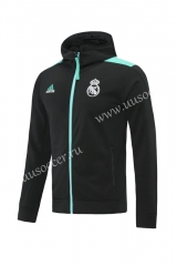 2021-2022 Real Madrid Black&Green  Jacket With Hat-LH