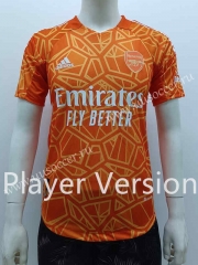 Player version  2022-23 Arsenal Goalkeeper Orange Thailand Soccer Jersey AAA-807