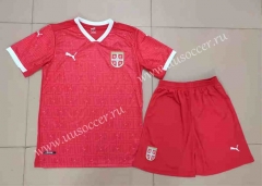 2022-23 Serbia Home Red  Soccer Uniform-718