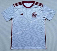 2022-23  Mexico Away White Thailand Soccer Jersey AAA-912