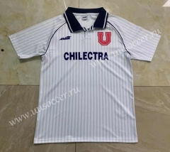 1994-95 Universidad de Chile Away White Thailand Soccer Jersey-512