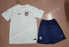 2022-23 USA Home White Soccer Uniform-718