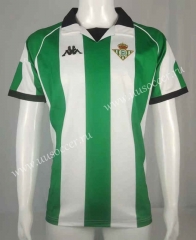 Retro Version98 Real Betis Home White&Green Thailand Soccer Jersey AAA-512