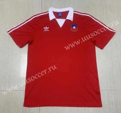 1982 Universidad de Chile Home Red Thailand Soccer Jersey-512