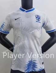 Player Version 22-23  Brazil White Thailand Soccer Jersey AAA-2016
