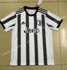 2022-23  Juventus Home Black&White  Thailand Soccer Jersey AAA-5189