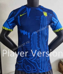 Player Version 22-23 Classic Edition  Brazil Blue Thailand Soccer Jersey AAA-2016