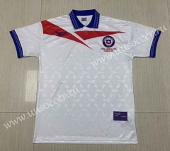 1998  Chile Away White Thailand Soccer Jersey-512