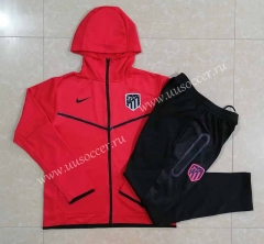 2022-23 Atletico Madrid Red  Thailand Soccer Jacket Uniform With Hat-815
