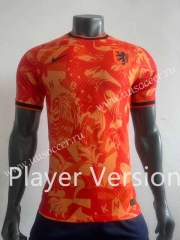 Player Version 2022-23 special edition Netherlands Orange  Thailand Soccer Jersey AAA-518