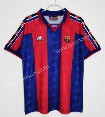 95-97 Retro Version Barcelona Home Red&Blue Thailand Soccer Jersey AAA-c1046