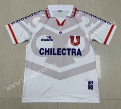 1996Universidad de Chile Away White Thailand Soccer Jersey-512