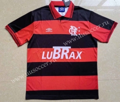 1992-93 Retro Version Flamengo Home Red&Black Thailand Soccer Jersey AAA-1332