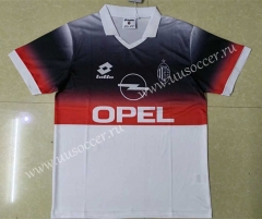 1995-96 AC Milan White&Gray Thailand Training Soccer Jersey AAA-1332