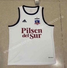 2022-23 CD Colo-Colo Home White Thailand Soccer Vest AAA-HR