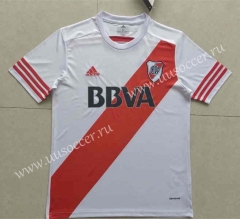 1995-96  CA River Plate Home White Thailand Soccer Jersey AAA-1332