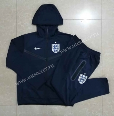 2022-23 England Royal Blue Soccer Thailand Jacket Uniform-815