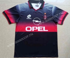 1996-97 AC Milan Black  Thailand Training Soccer Jersey AAA-1332