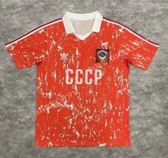 1990 Retro Version Soviet Union Orange Thailand Soccer Jersey AAA-3066