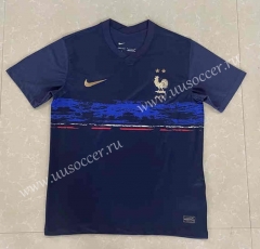 2022-23 France Home Blue Thailand Soccer Jersey AAA-809