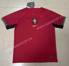 2022-23 Portugal Home Red Thailand Soccer Jersey AAA-809