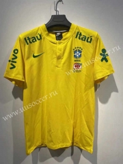 2022-23 Brazil Yellow Thailand Training Soccer Jersey-7872