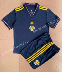 2022-23 Scotland Home Royal  Blue Soccer Uniform-AY