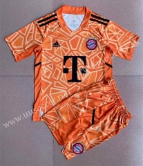 2022-23 Bayern München goalkeeper Orange Soccer Uniform-AY