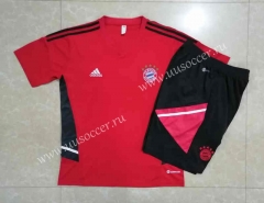 2022-23  Bayern München Red  Thailand Soccer Training Uniform（five point pants）-815