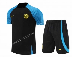 2022-23  Inter Milan  Black  Thailand Soccer Training Uniform-4627