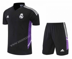 2022-23  Real Madrid Black Thailand Soccer Training Uniform-4627