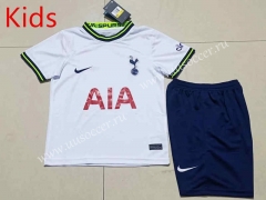 2022-23 Tottenham Hotspur Home White  Youth/Kids Soccer Uniform-507