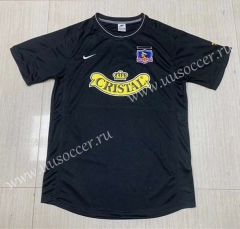 2000-01 CD Colo-Colo 2nd Away Black  Thailand Soccer Jersey AAA-512