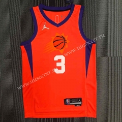 Jordan Edition Limited NBA Phoenix Suns Orange #3 Jersey-311