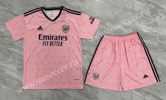 2022-23 Arsenal Away Pink Soccer Uniform-6748