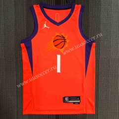 Jordan Edition Limited NBA Phoenix Suns Orange #1  Jersey-311
