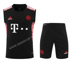 2022-23  Bayern München Black Thailand Soccer  vest Training Uniform-418