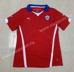 2014 Chile Home Red Thailand Soccer Jersey-512