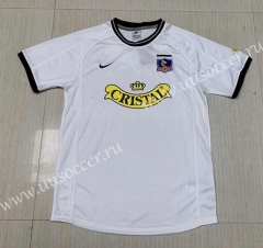 2000-01 CD Colo-Colo Home White Thailand Soccer Jersey AAA-512