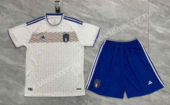 2022-23 Italy Away White Soccer Uniform-6748