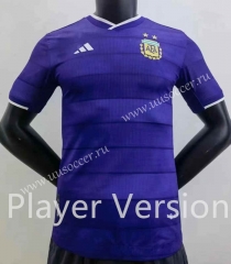 Player Version  2022-23 Argentina Purple Thailand Soccer Jersey AAA-2016