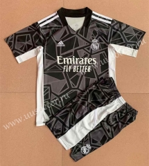 2022-23 Real Madrid Goalkeeper Black  Soccer Uniform-AY
