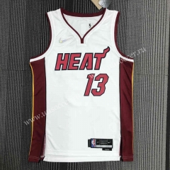 75th anniversary NBA Miami Heat White   #13 Jersey-311