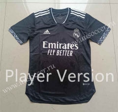 Player version 2022-23 special edition Real Madri  Black Thailand Soccer Jersey AAA-807